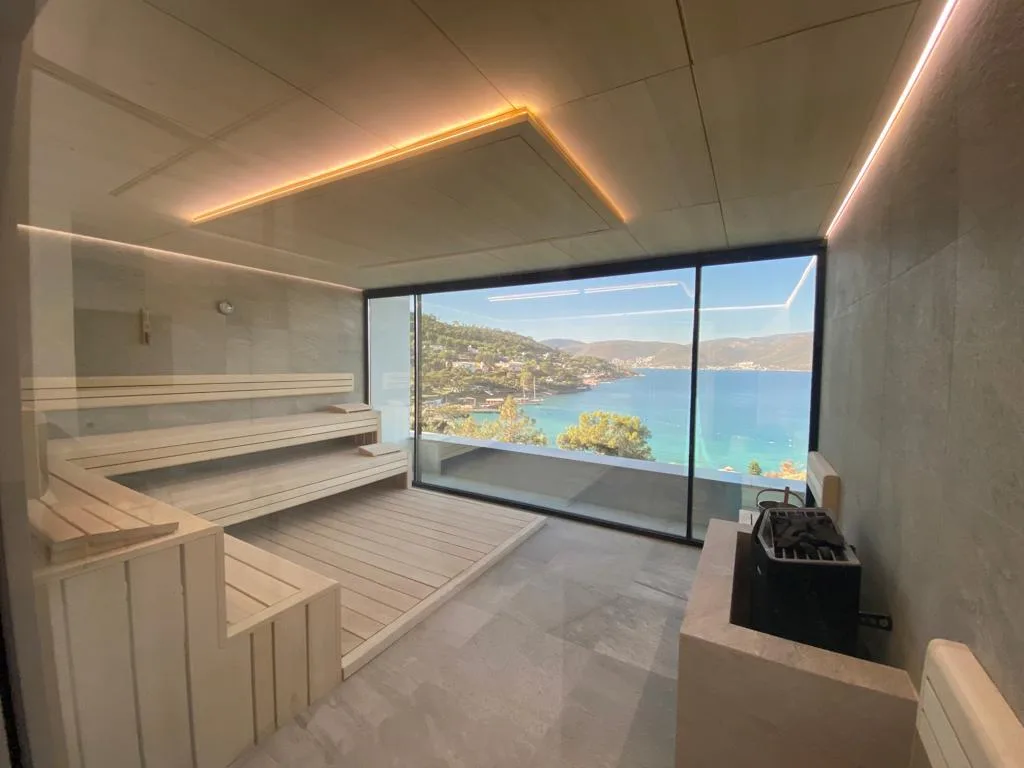 Rixos Premium Evleri villa sauna projesi - ProArt Sauna
