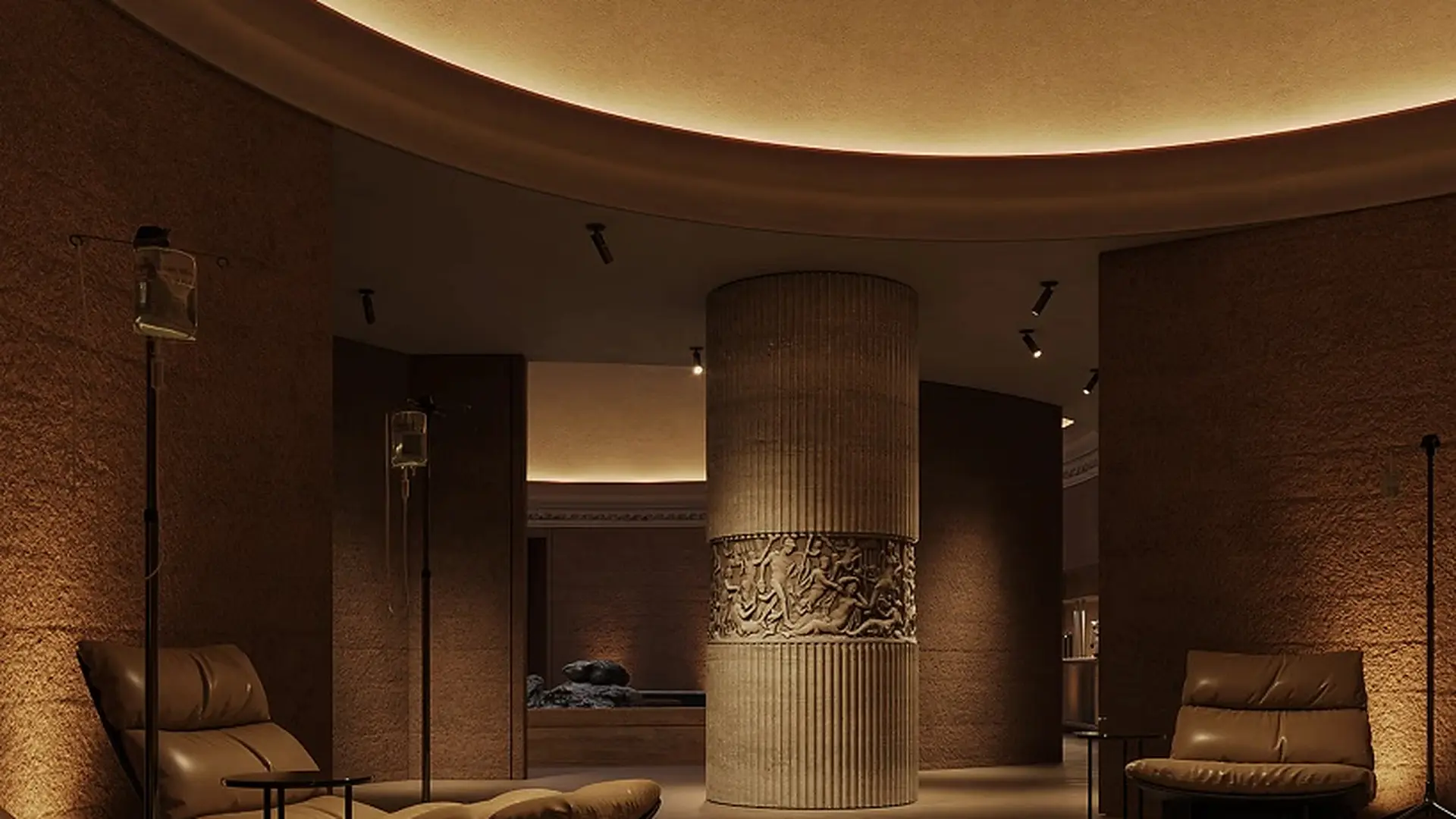 Modern sauna tasarımı